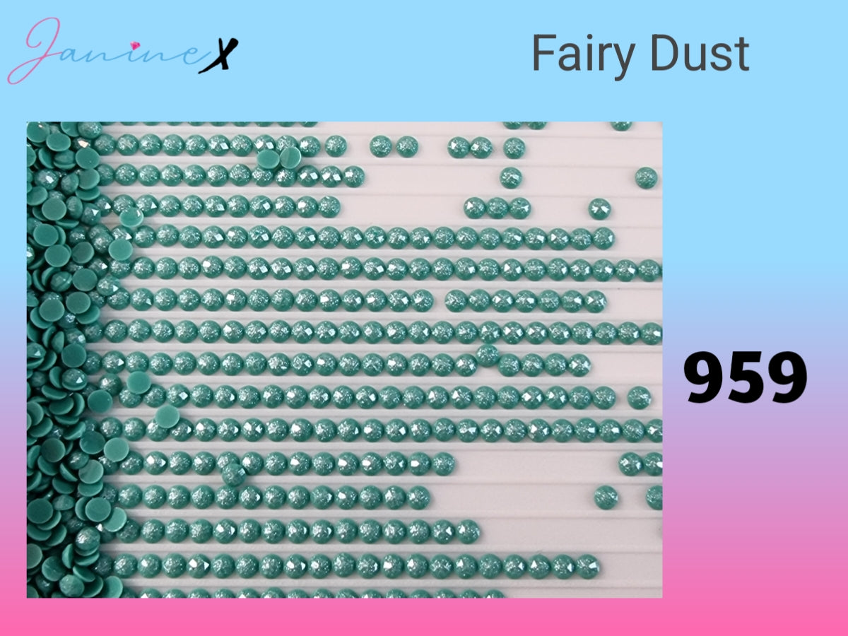 HARZ FairyDust (Schimmersteine) RUND - wähle deine Farbe