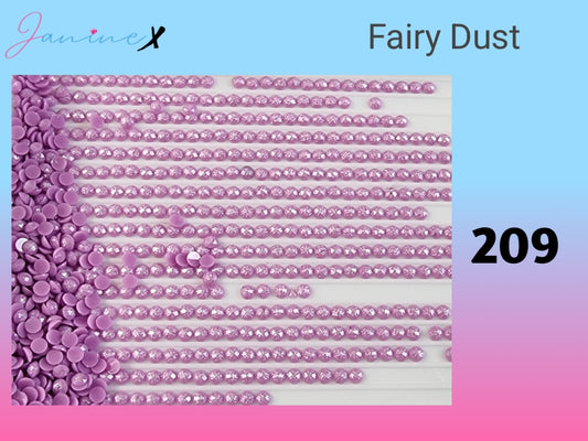 HARZ FairyDust (Schimmersteine) RUND - wähle deine Farbe