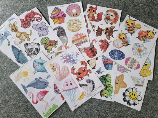 Diamond Painting Sticker / Aufkleber mady by JanineX - OHNE STEINE
