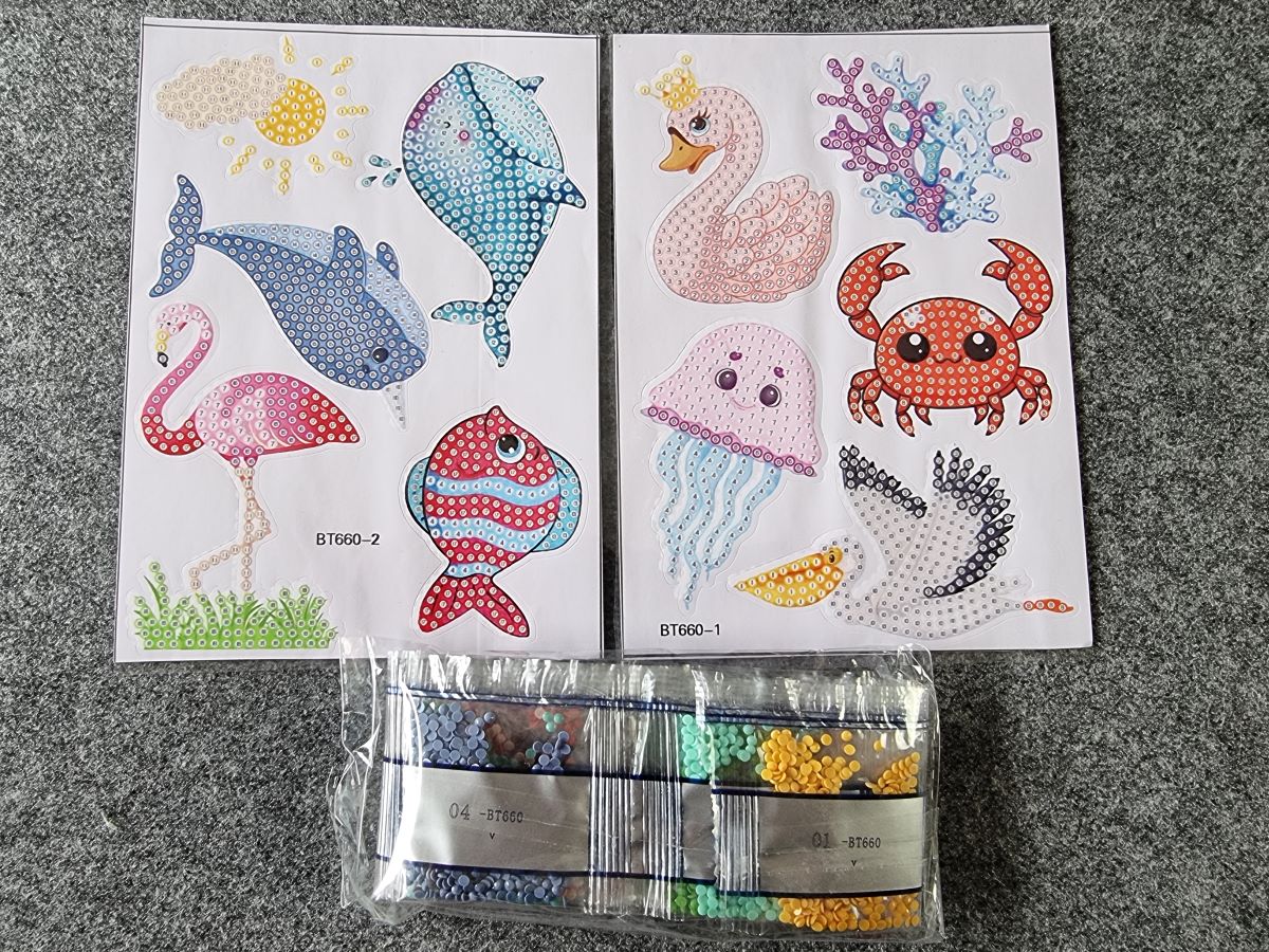 Diamond Painting Sticker / Aufkleber mady by JanineX - mit STEINEN