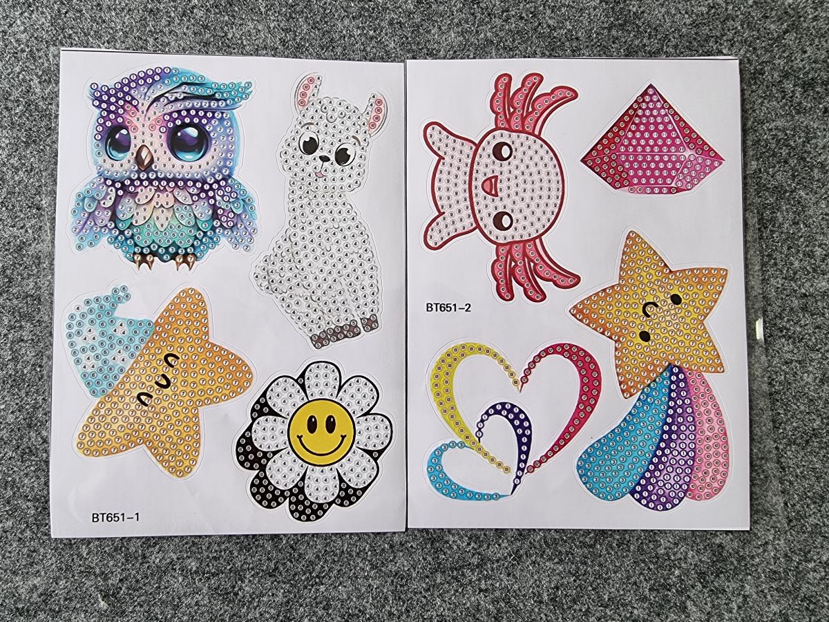 Diamond Painting Sticker / Aufkleber mady by JanineX - OHNE STEINE