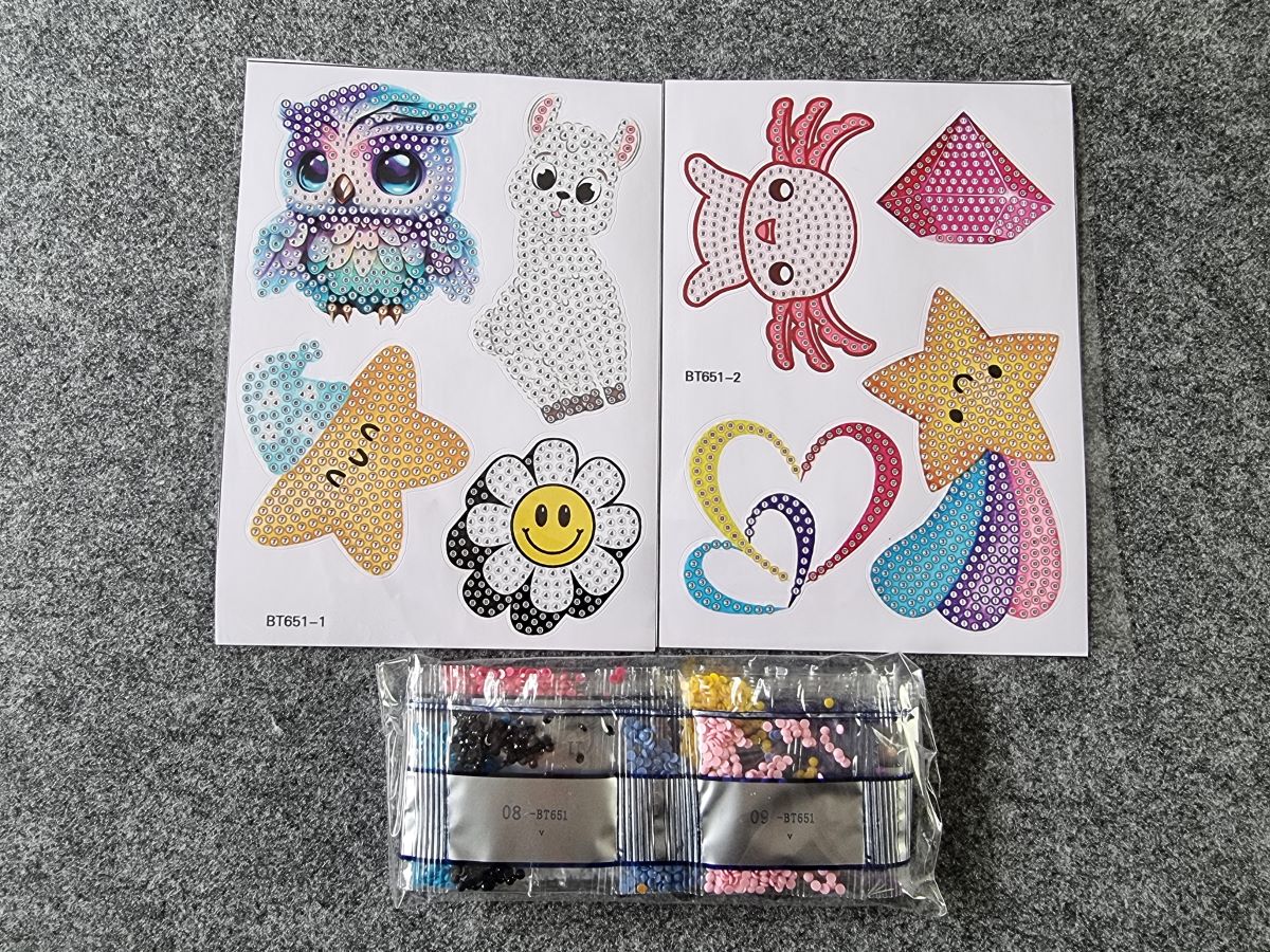 Diamond Painting Sticker / Aufkleber mady by JanineX - mit STEINEN