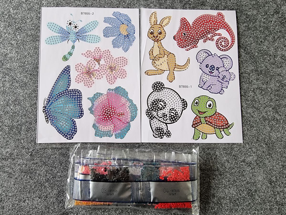 Diamond Painting Sticker / Aufkleber mady by JanineX - mit STEINEN