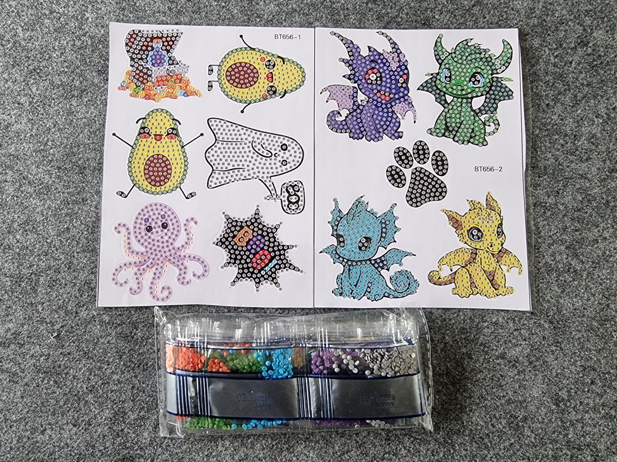 Diamond Painting Sticker / Aufkleber mady by JanineX - mit STEINEN