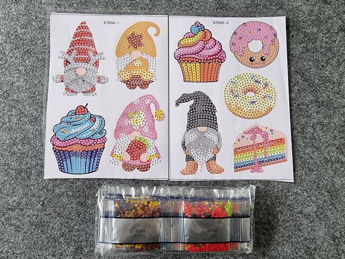 Diamond Painting Sticker / Aufkleber mady by JanineX - mit STEINEN