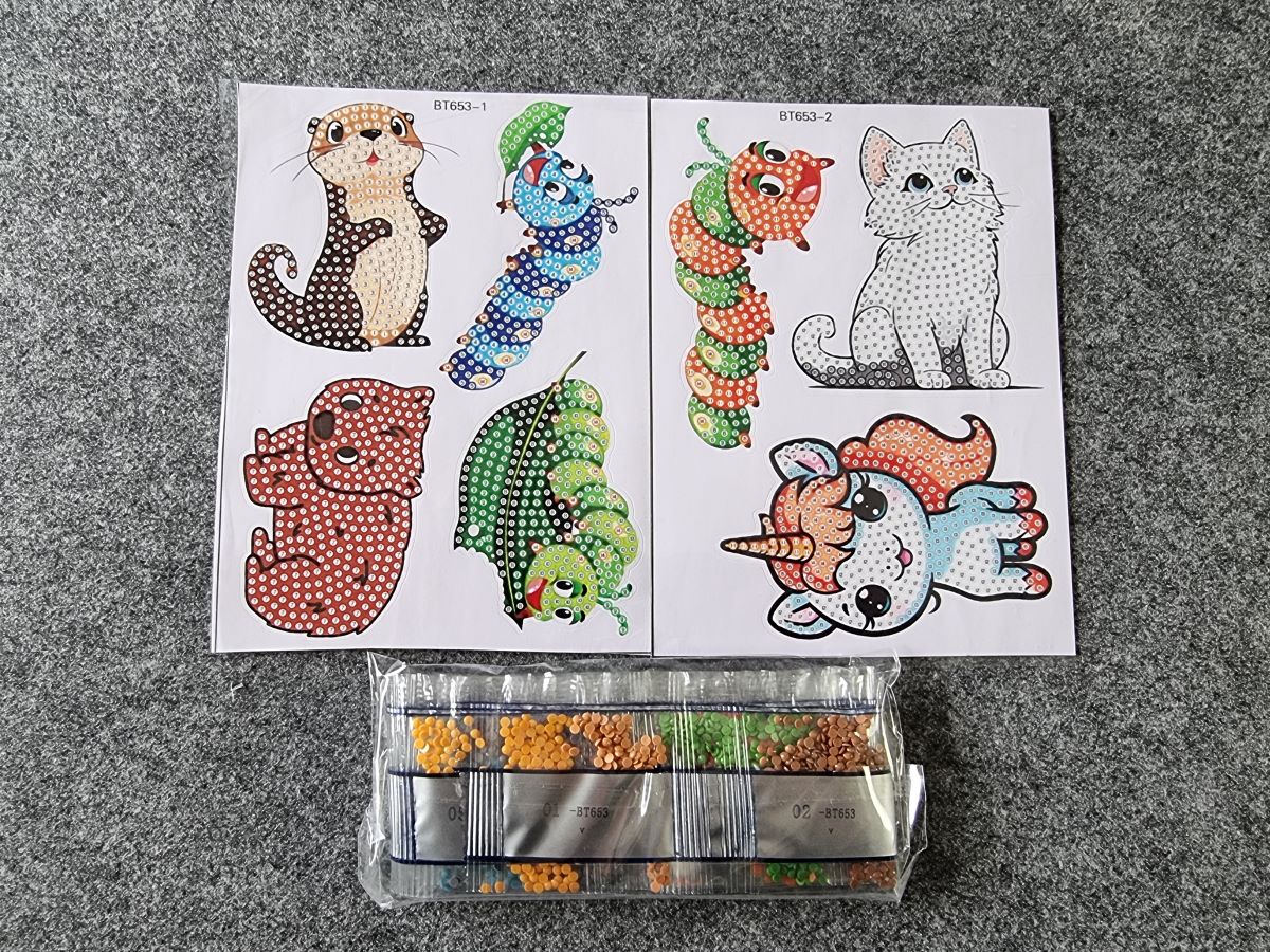 Diamond Painting Sticker / Aufkleber mady by JanineX - mit STEINEN