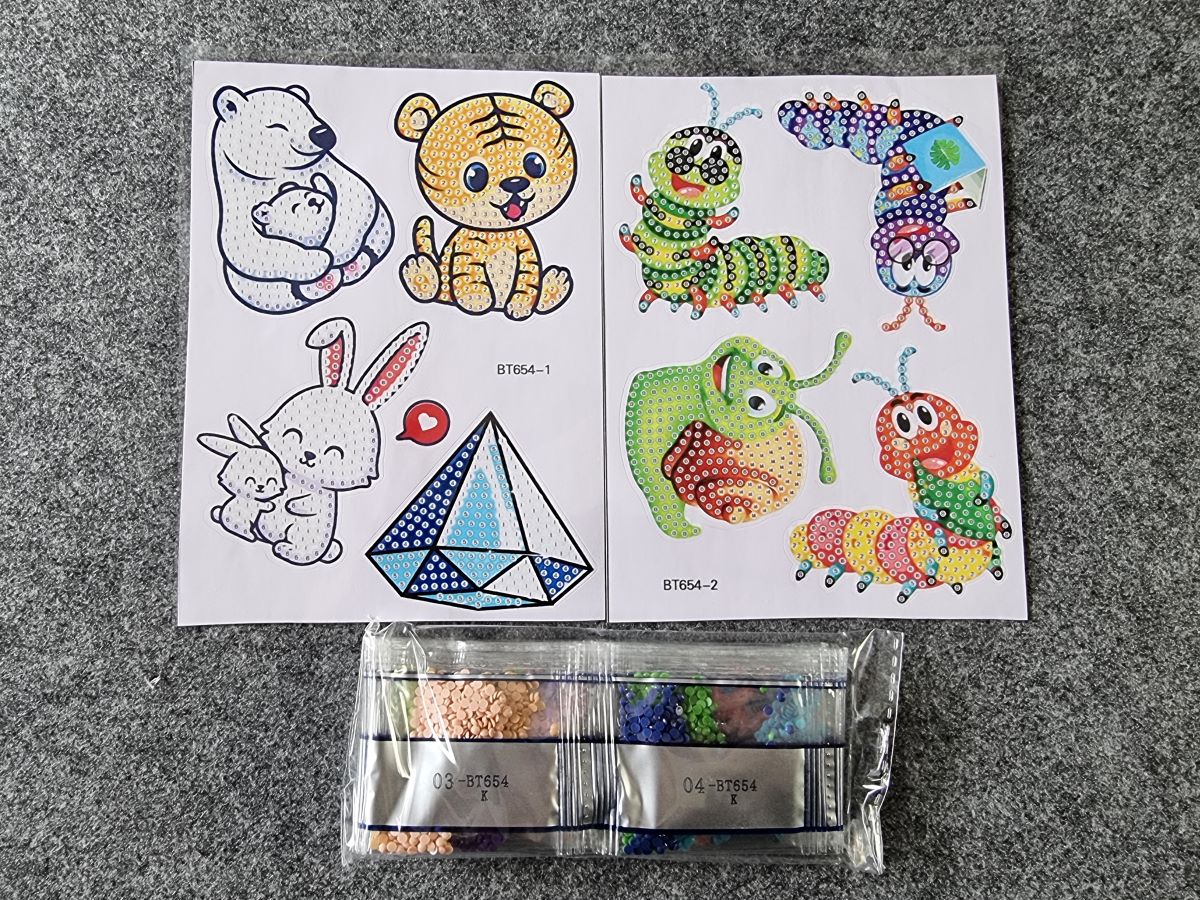 Diamond Painting Sticker / Aufkleber mady by JanineX - mit STEINEN