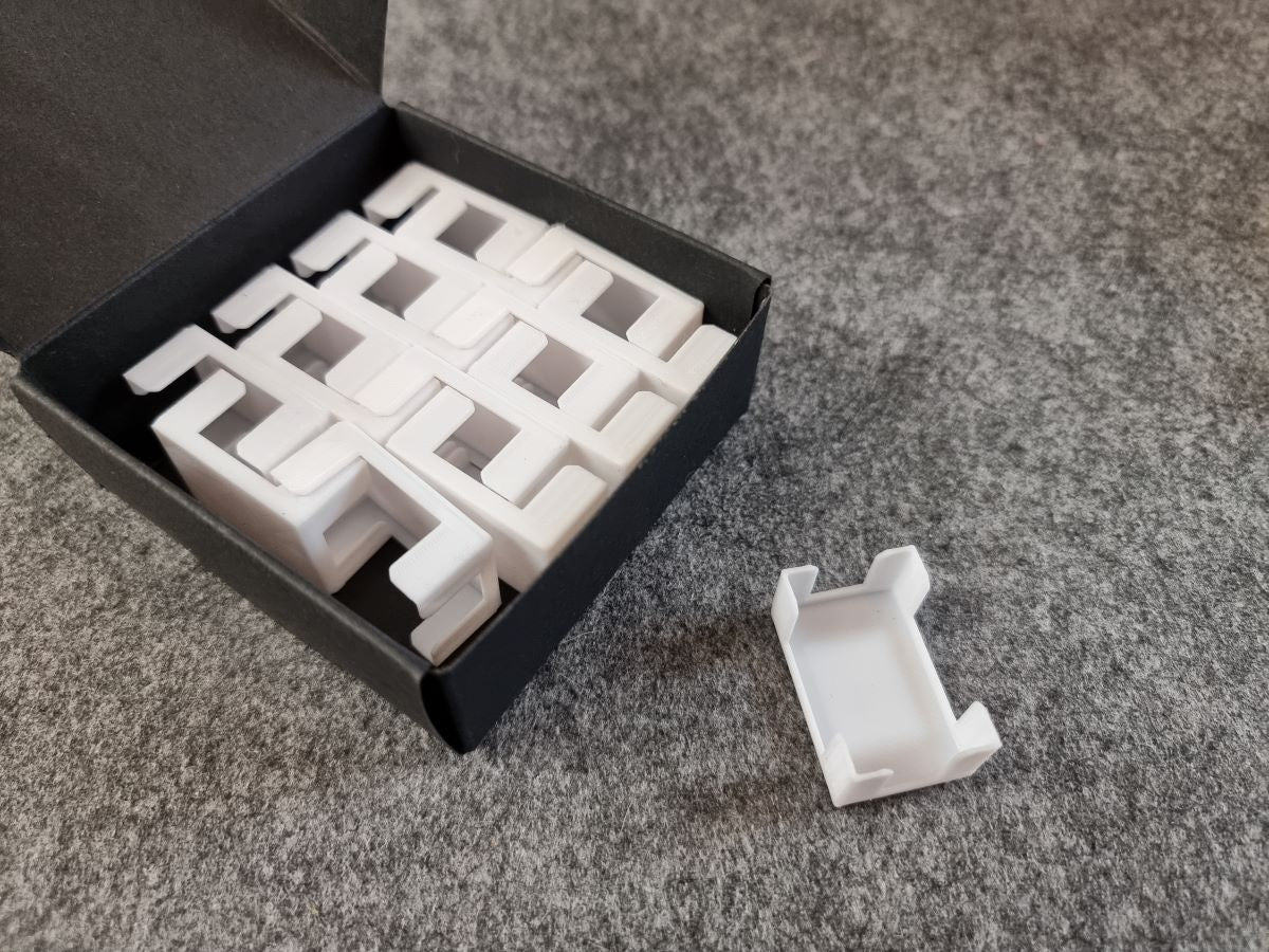 Diamond Painting mini Halterung für die 35 Slot BOX - 15+1 Stück #04 - weiß
