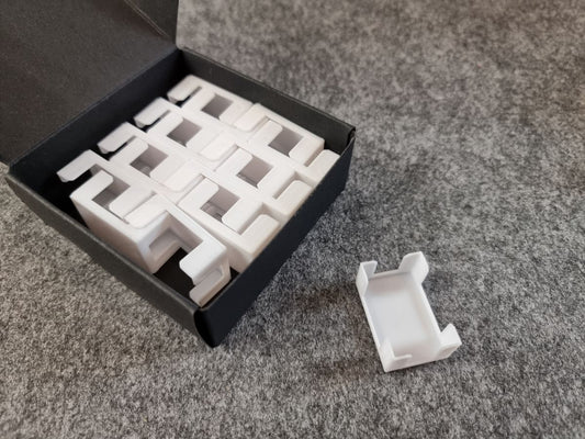 Diamond Painting mini Halterung für die 35 Slot BOX - 15+1 Stück #04 - weiß