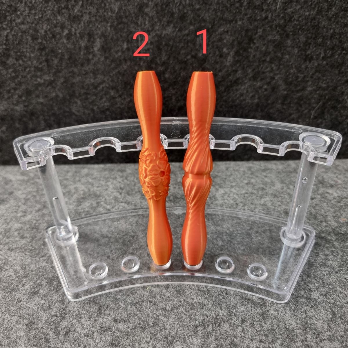 Diamond Painting ergonomischer 3 D Stift #13- gold/orange Silk - wähle deine Variante