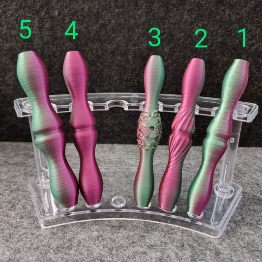 Diamond Painting ergonomischer 3 D Stift #26 - 2farbig pink/grün - wähle deine Variante