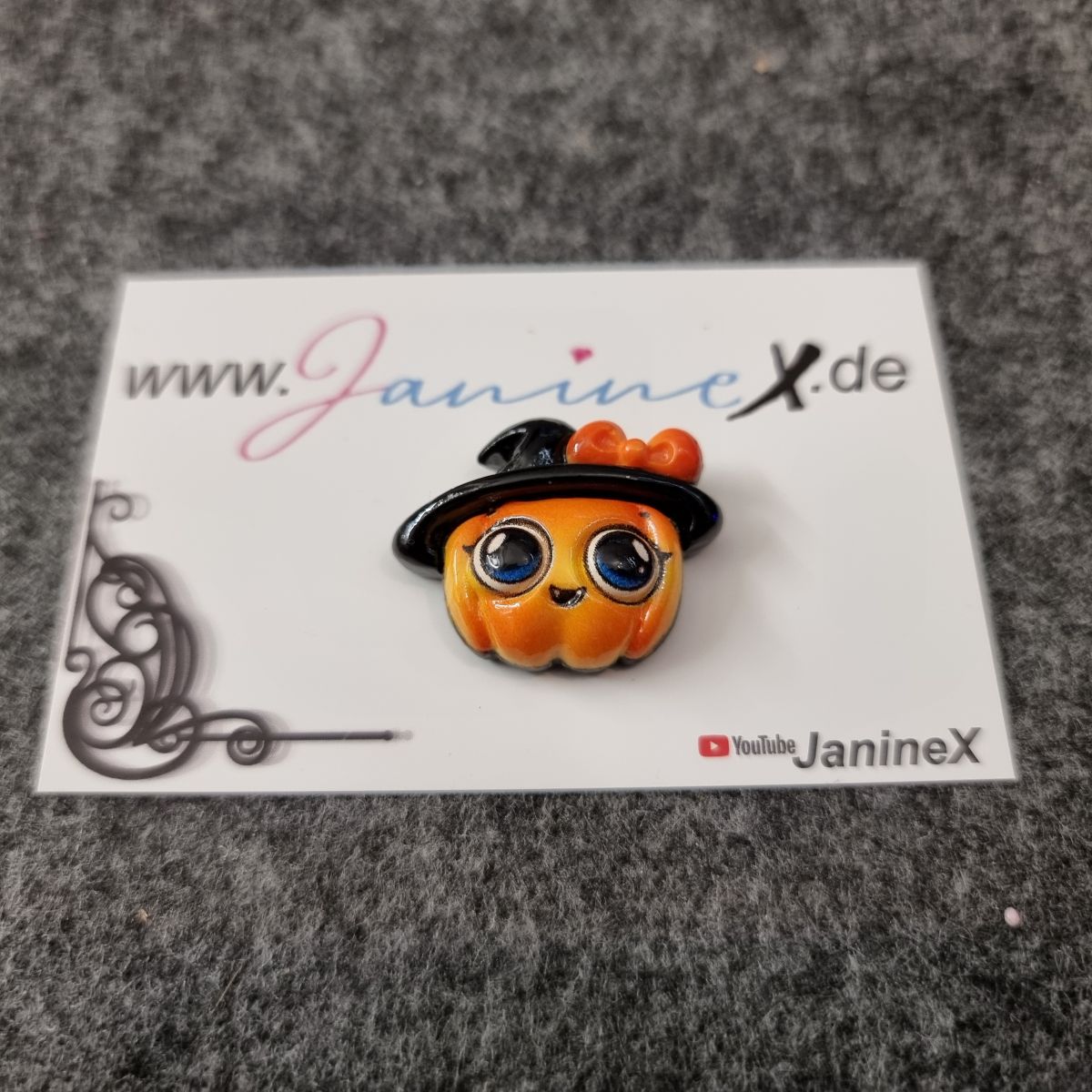 Magnet Cover Minder #220 - Halloween niedlicher Kürbis