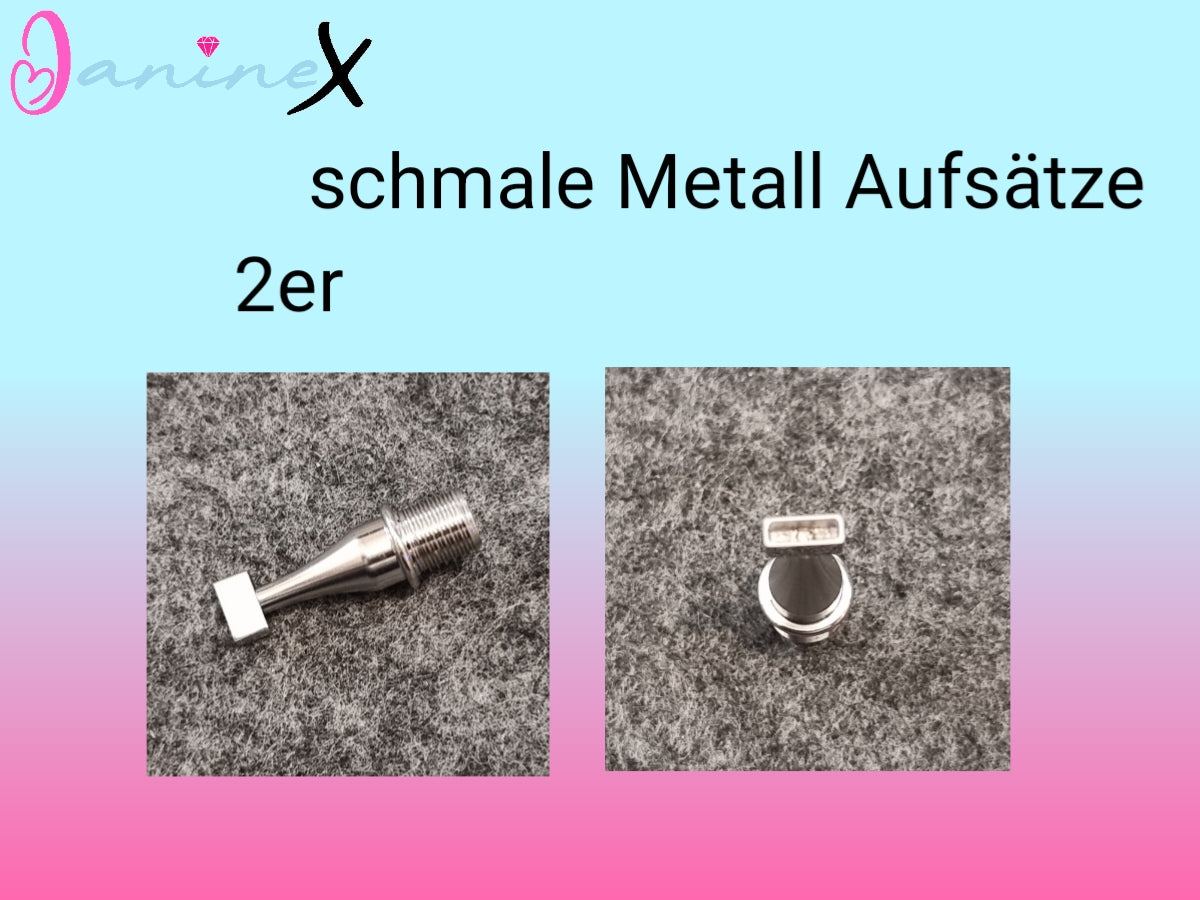 Diamond Painting schmale Metall Aufsätze (Schraubgewinde) - verschiedene Größen