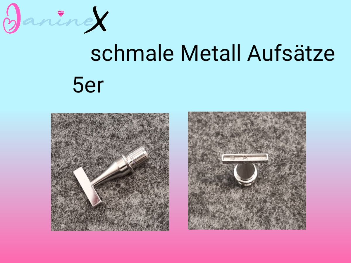 Diamond Painting schmale Metall Aufsätze (Schraubgewinde) - verschiedene Größen