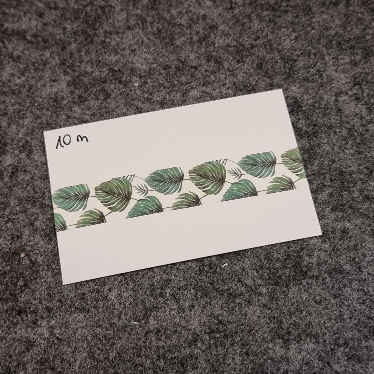 Diamond Painting Washi Tape 15 mm / Abklebeband #30 - Monstera Blätter