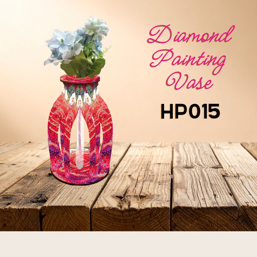 Diamond Painting Vase aus Acryl in Verschiedenen Variationen