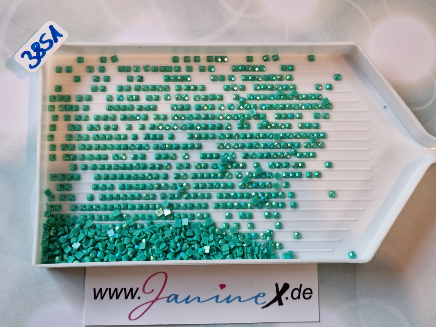 AB Steine eckig – Farbnummern DMC 3800 bis 5200 + ECRU