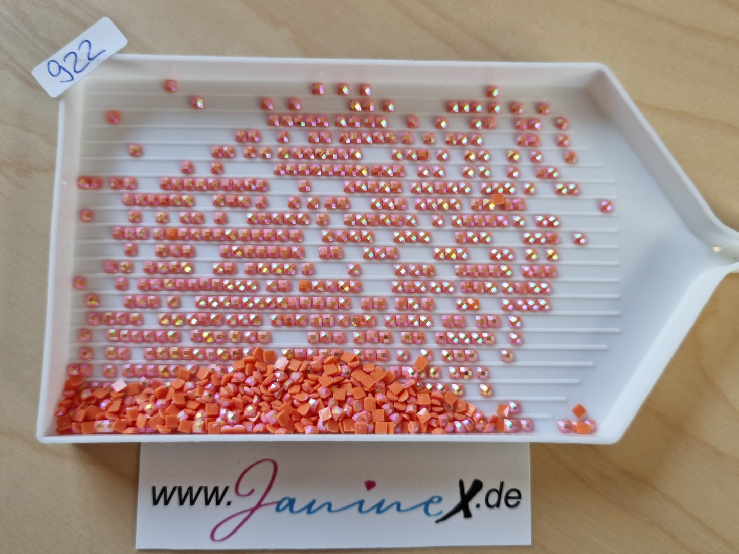 AB Steine eckig – Farbnummern DMC 900 bis 999