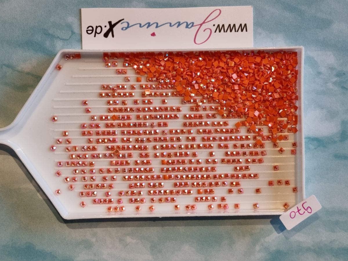 AB Steine eckig – Farbnummern DMC 900 bis 999