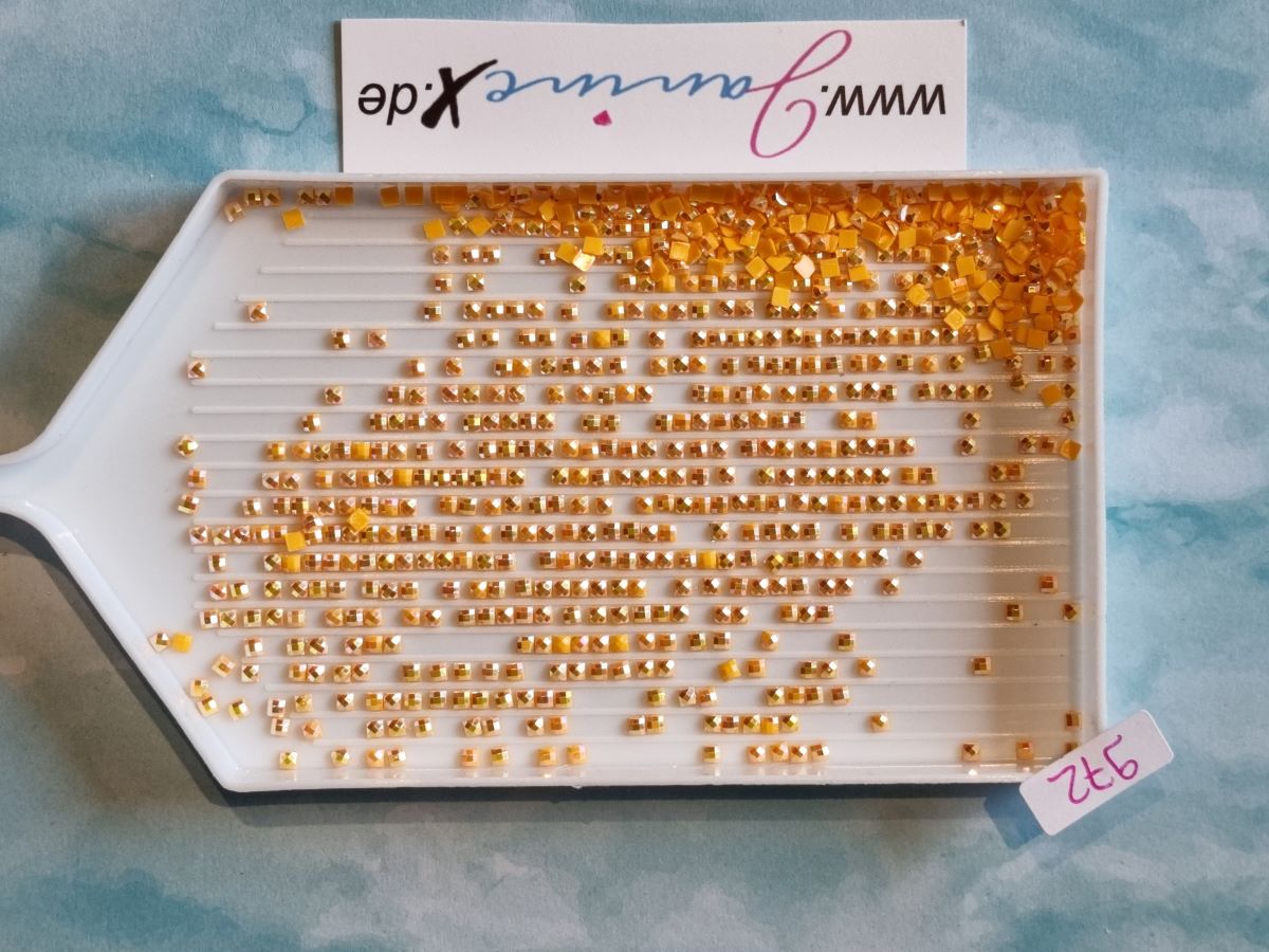 AB Steine eckig – Farbnummern DMC 900 bis 999