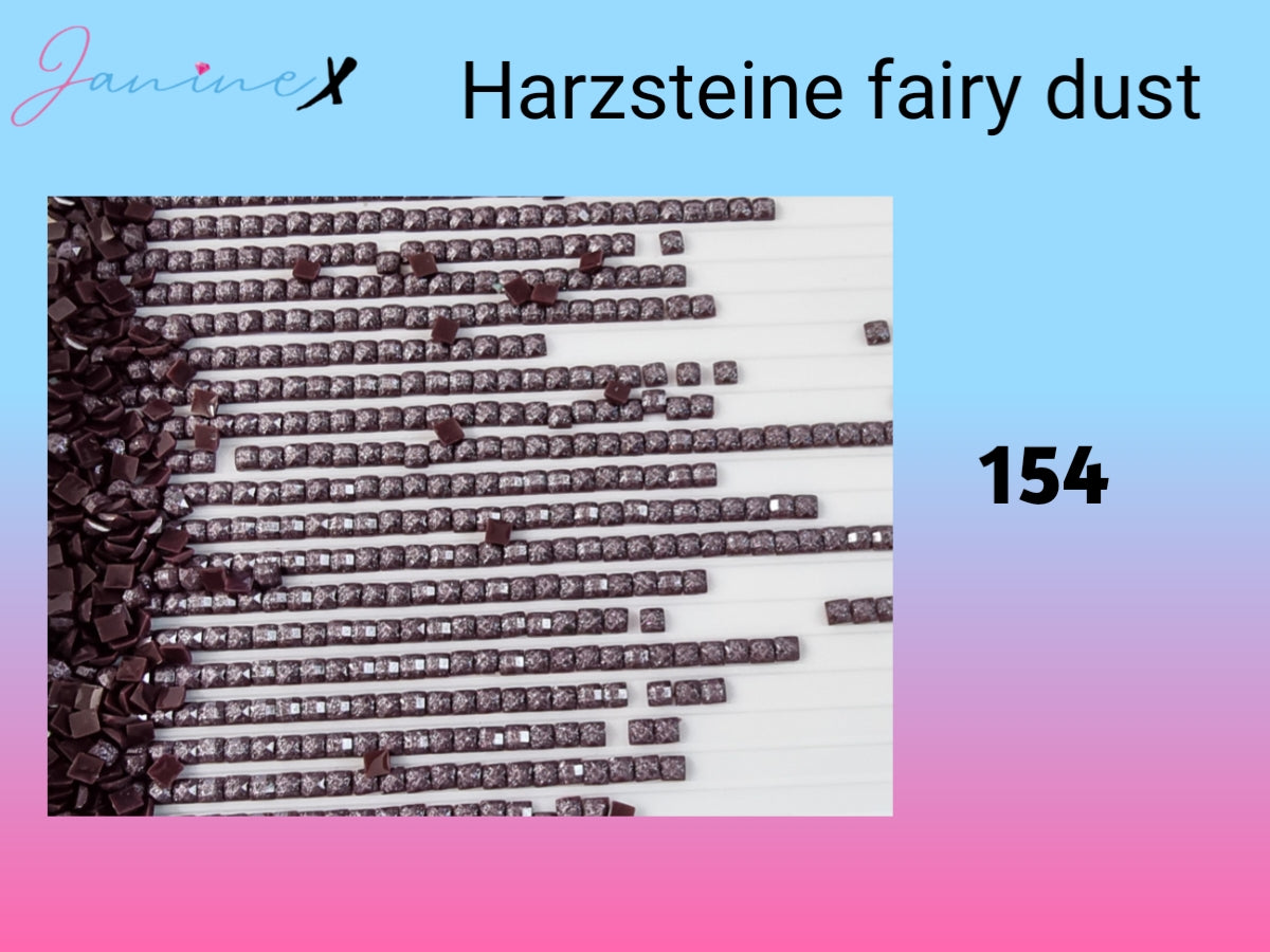 HARZ FairyDust (Schimmersteine) ECKIG - DMC 150 - 999
