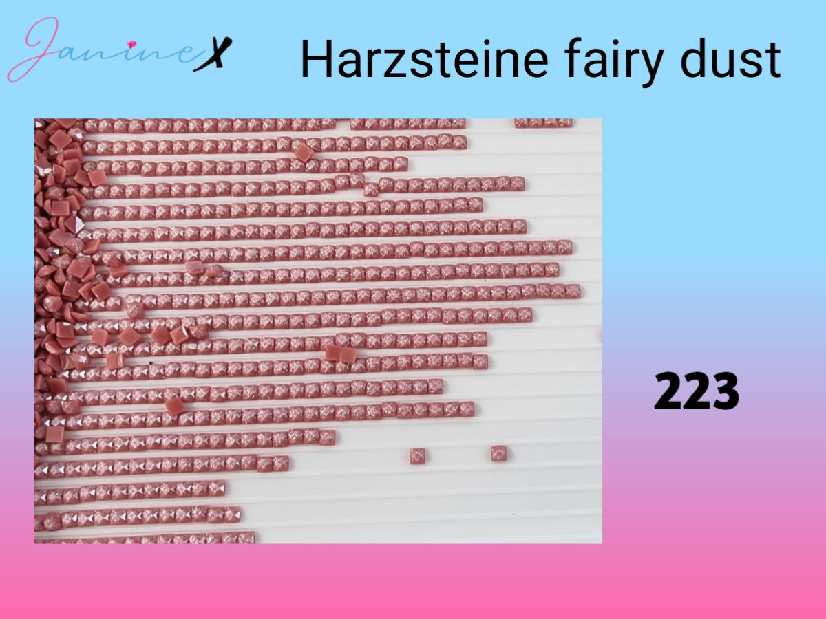 HARZ FairyDust (Schimmersteine) ECKIG - DMC 150 - 999