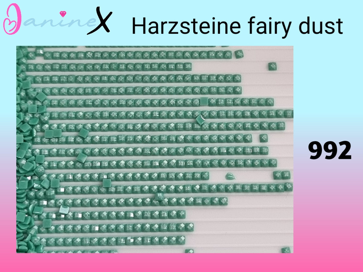 HARZ FairyDust (Schimmersteine) ECKIG - DMC 150 - 999