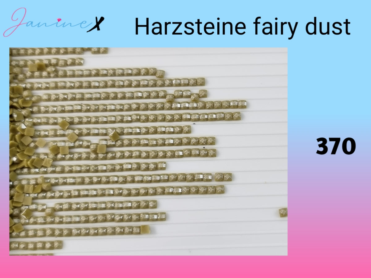 HARZ FairyDust (Schimmersteine) ECKIG - DMC 150 - 999