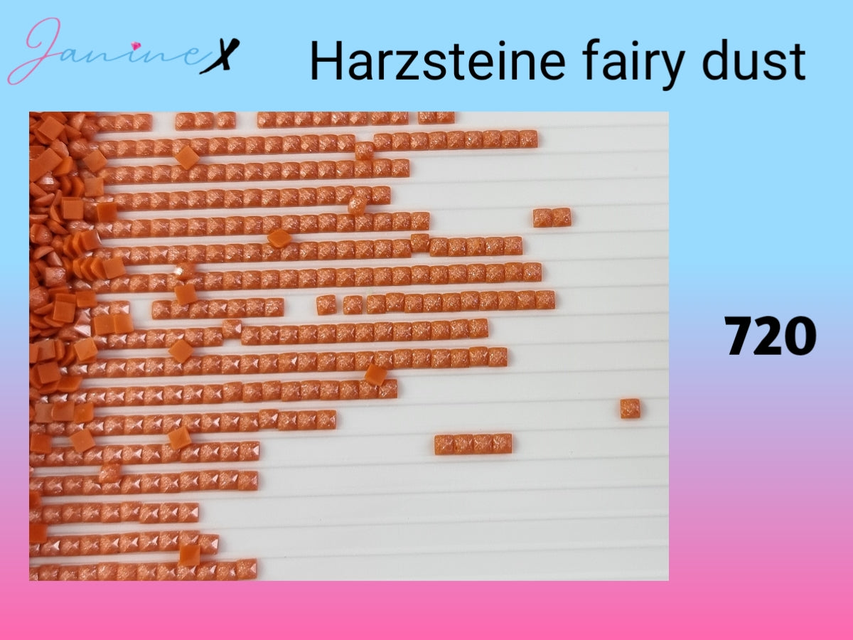 HARZ FairyDust (Schimmersteine) ECKIG - DMC 150 - 999