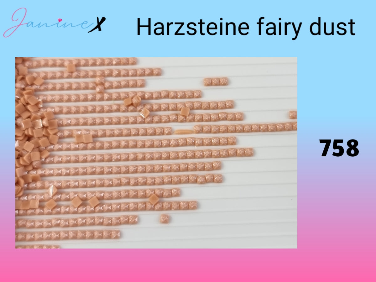 HARZ FairyDust (Schimmersteine) ECKIG - DMC 150 - 999