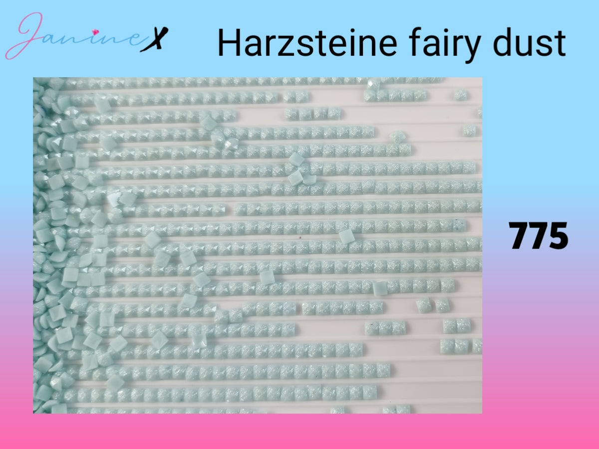 HARZ FairyDust (Schimmersteine) ECKIG - DMC 150 - 999