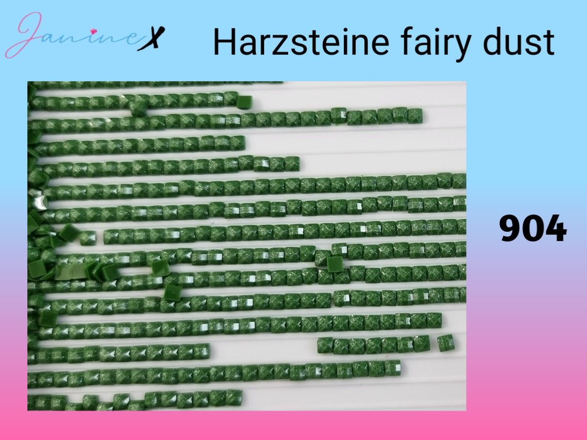 HARZ FairyDust (Schimmersteine) ECKIG - DMC 150 - 999