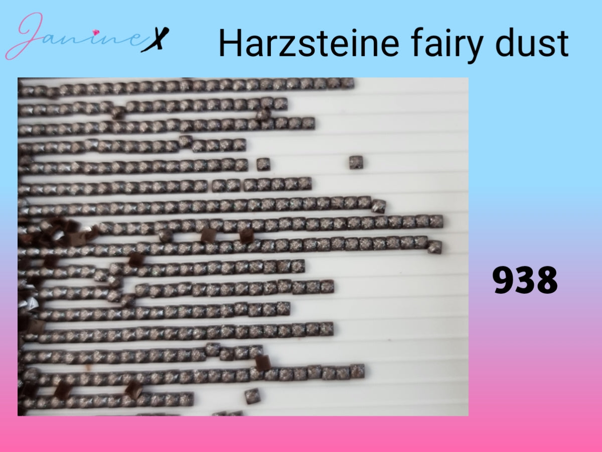 HARZ FairyDust (Schimmersteine) ECKIG - DMC 150 - 999