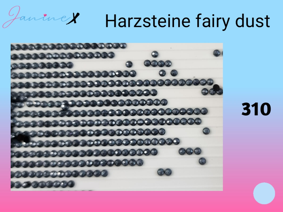 HARZ FairyDust (Schimmersteine) RUND - wähle deine Farbe