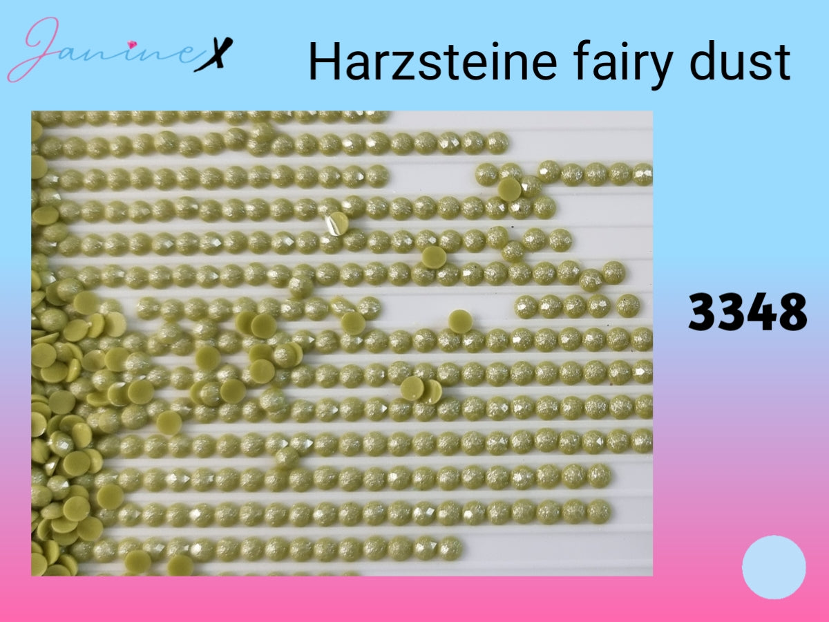 HARZ FairyDust (Schimmersteine) RUND - wähle deine Farbe