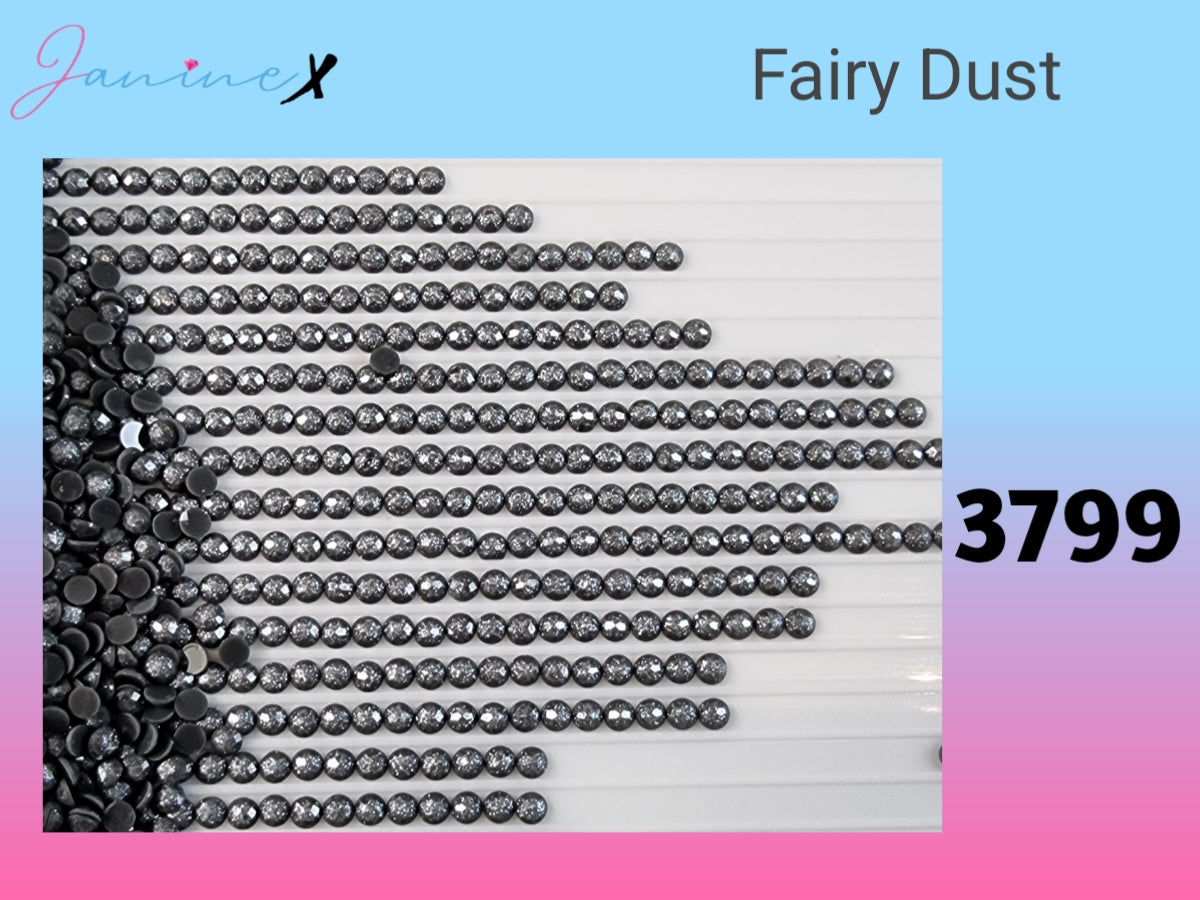 HARZ FairyDust (Schimmersteine) RUND - wähle deine Farbe