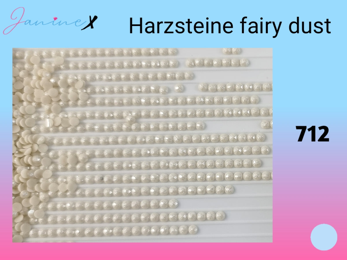 HARZ FairyDust (Schimmersteine) RUND - wähle deine Farbe