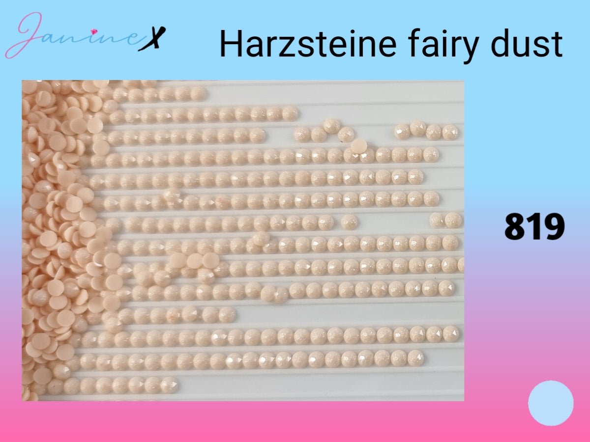 HARZ FairyDust (Schimmersteine) RUND - wähle deine Farbe