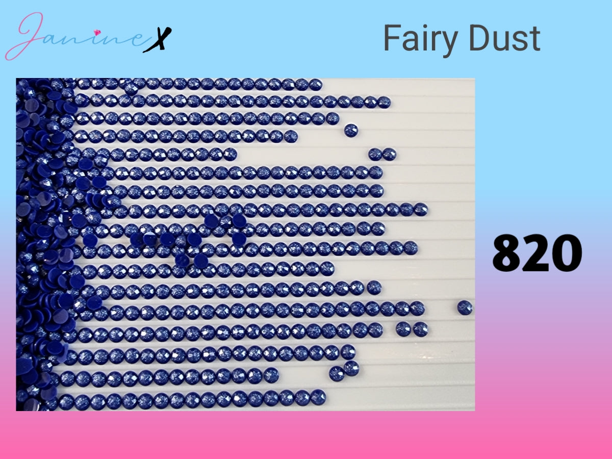 HARZ FairyDust (Schimmersteine) RUND - wähle deine Farbe