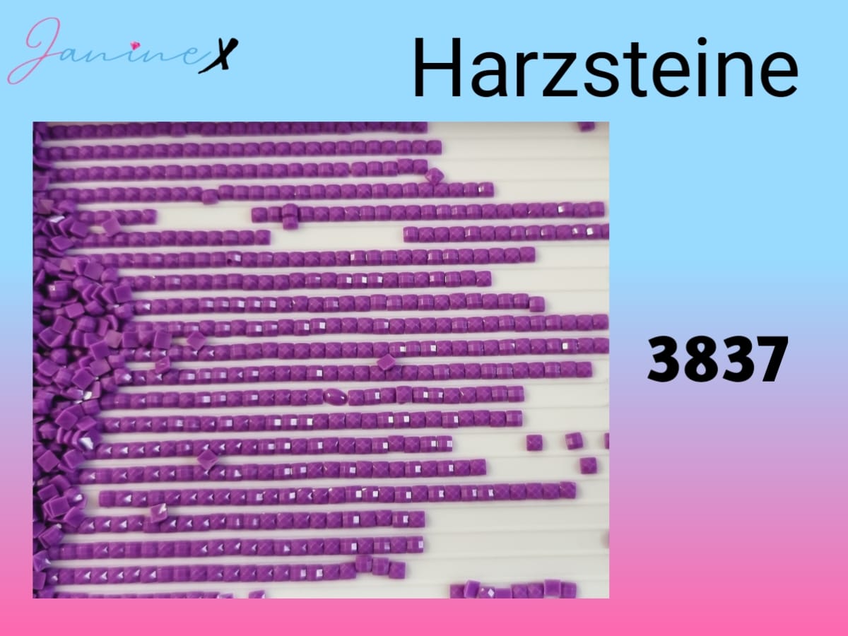 Diamond Painting HARZ Steine eckig 60 Gramm - wähle deine Farbe