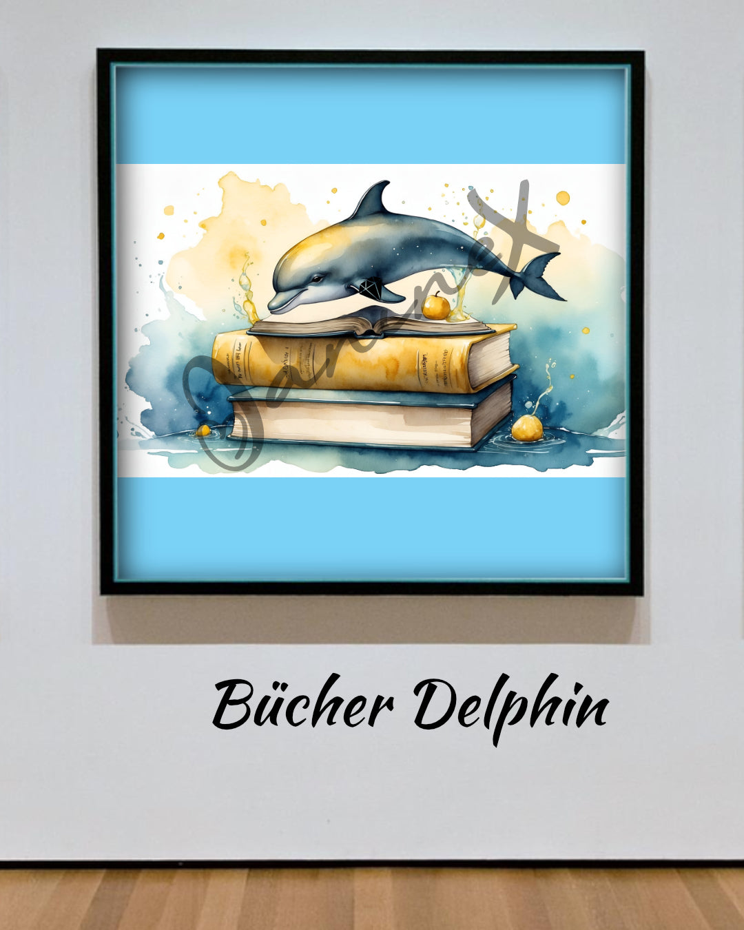 Vorbestellung - Diamond Painting Bild JX-0067 - lizenziert "Bücher Delphin" wähle deine Variante