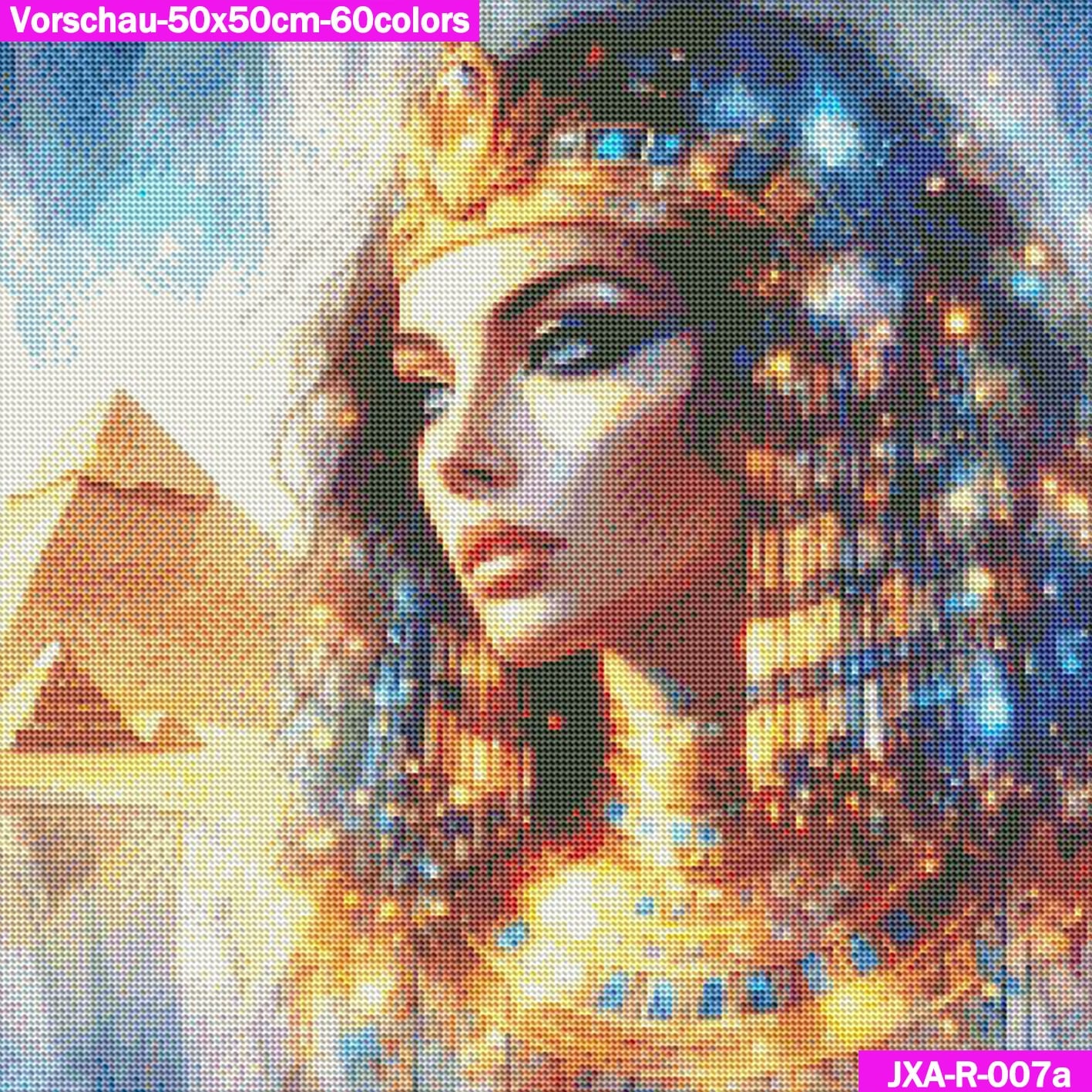 VORBESTELLUNG Diamond Painting RUND JXA-007 - ägyptische Queen Amara
