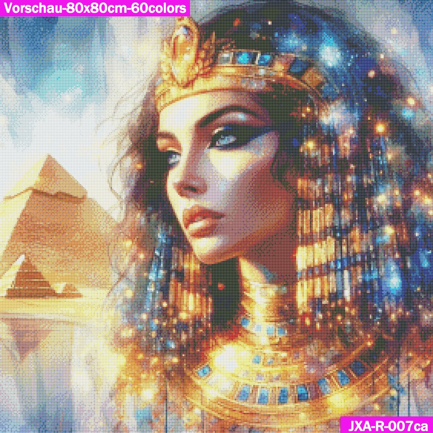 VORBESTELLUNG Diamond Painting RUND JXA-007 - ägyptische Queen Amara
