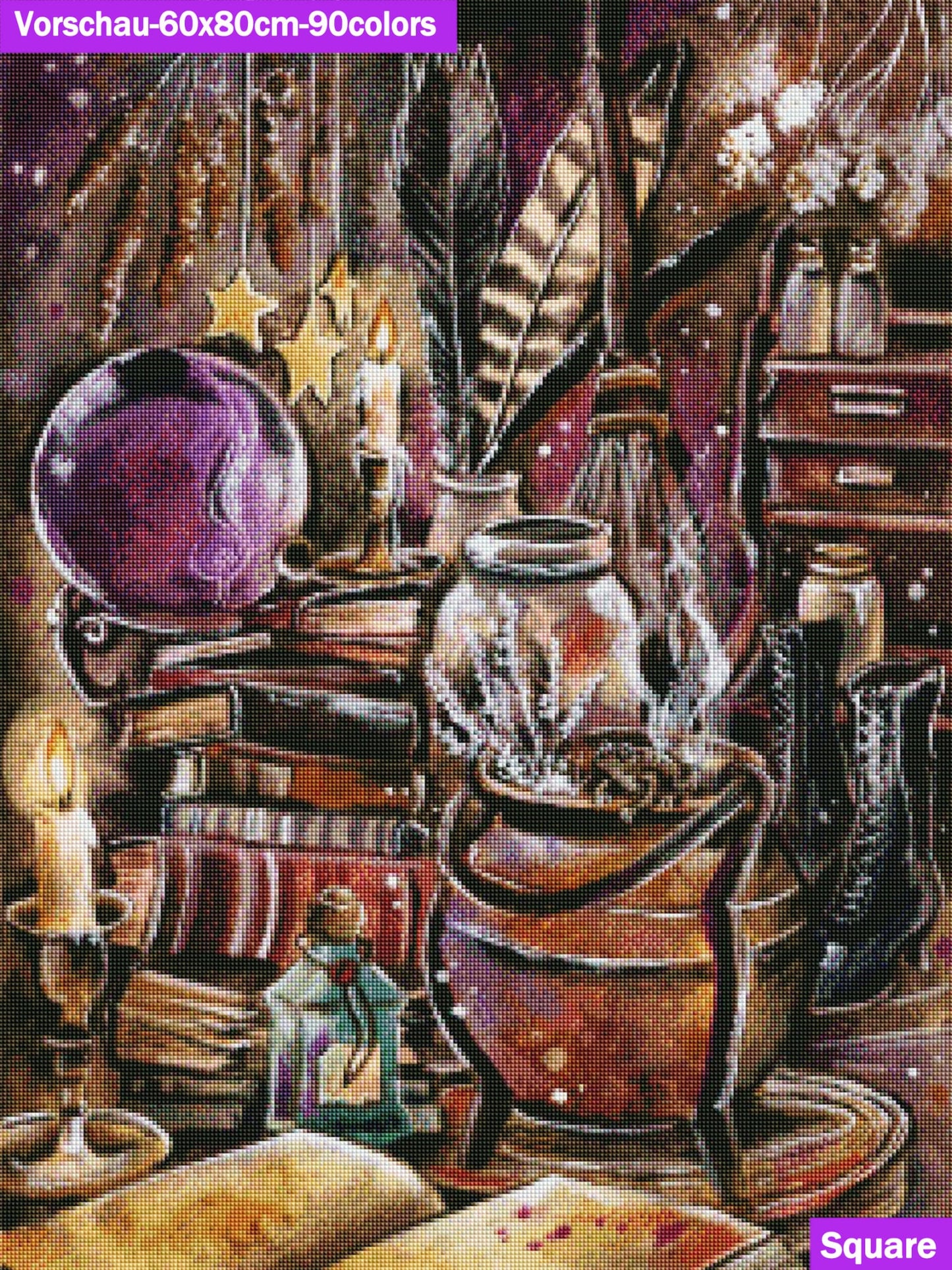 VORBESTELLUNG Diamond Painting MIT eckigen Steine JX-0005 - Harena`s Artwork "Zaubertrank"