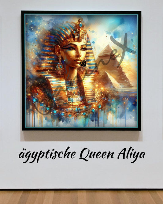 VORBESTELLUNG Diamond Painting ECKIG JXA-006 - ägyptische Queen Aliya
