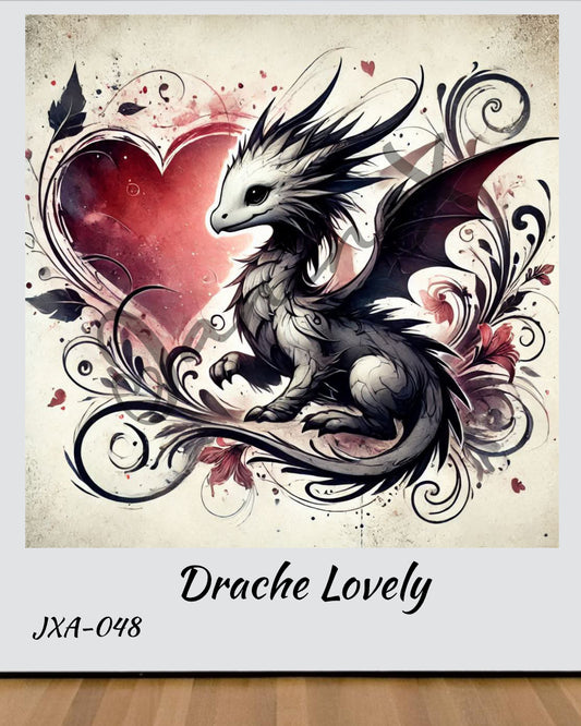 VORBESTELLUNG Diamond Painting ECKIG JXA-048 - Drache Lovely