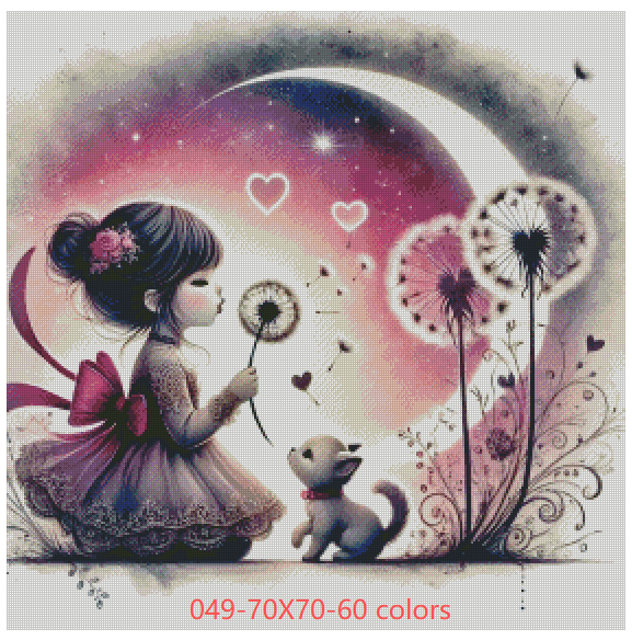 VORBESTELLUNG Diamond Painting ECKIG JXA-049 - Emma und Anton