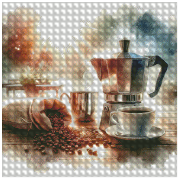 VORBESTELLUNG Diamond Painting ECKIG JXA-051 - Kaffepause