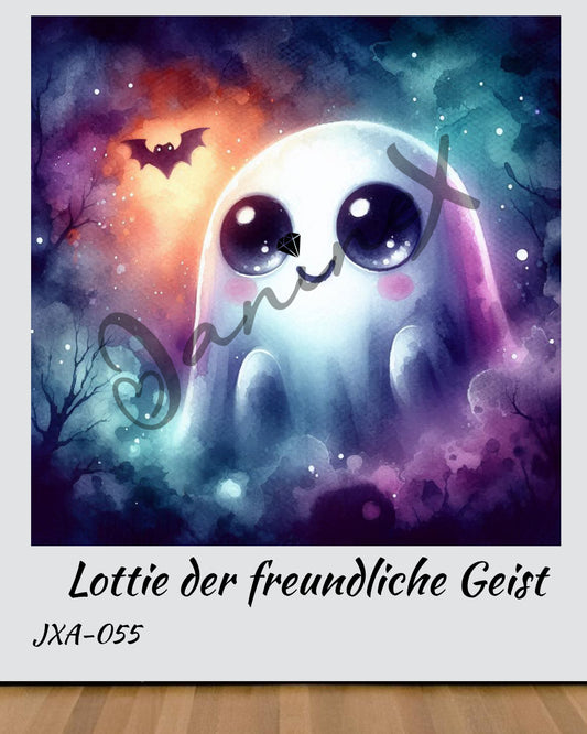 VORBESTELLUNG Diamond Painting ECKIG JXA-055 - Lottie der freundliche Geist
