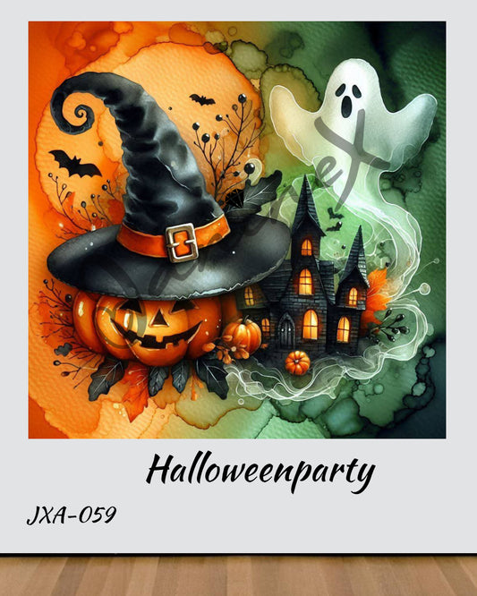 VORBESTELLUNG Diamond Painting ECKIG JXA-059 - Halloweenparty